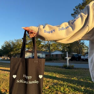 Happy Selfcare Sunday Tote Bag