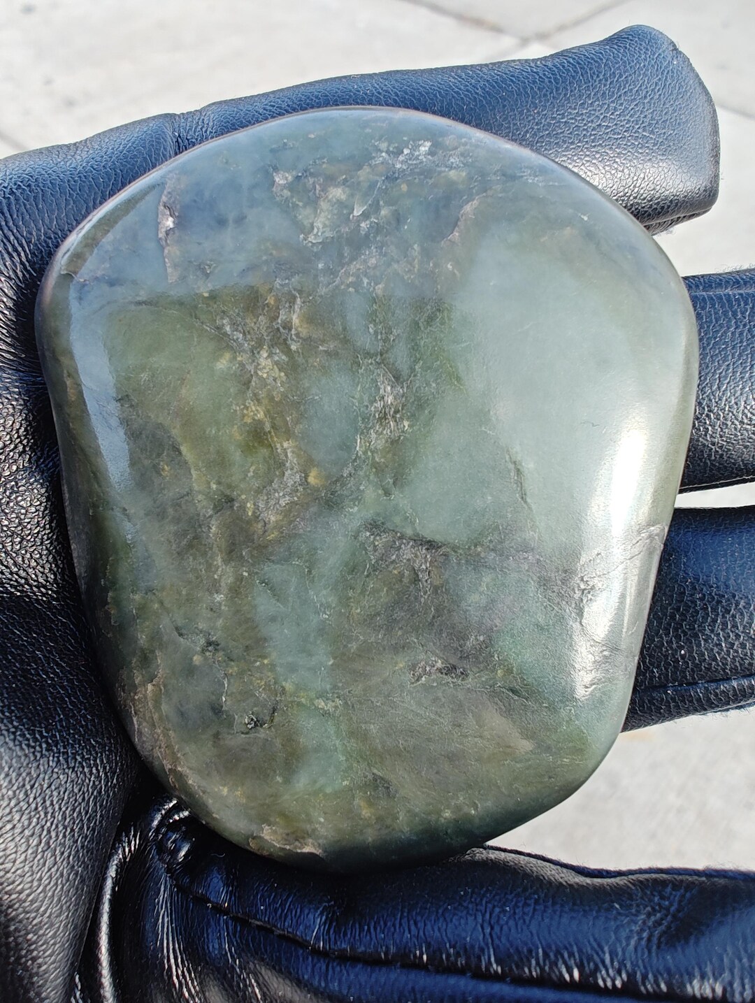 Six Rivers Jade Californian Big Sur Nephrite Jade - Hand Polished Stone - Etsy