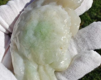Handmade Authentic Dushan Jade True Crab (Not Big Sur Jade)