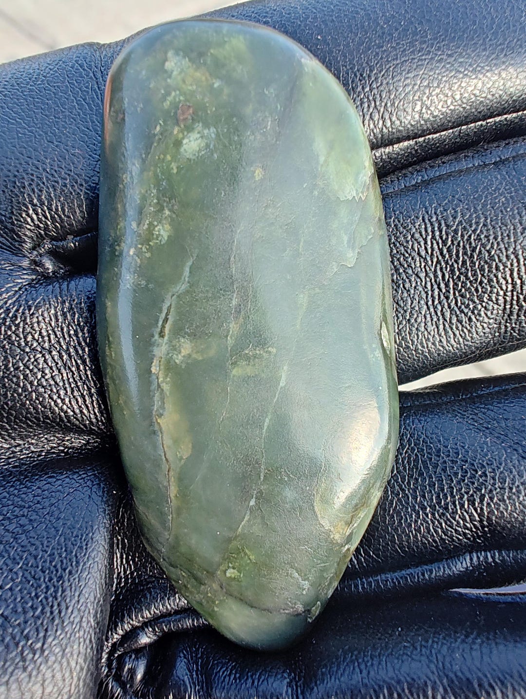 Six Rivers Jade Californian Big Sur Nephrite Jade - Hand Polished Stone - Etsy