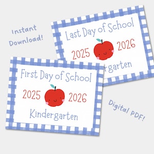 Cartes d'étapes scolaires imprimables, premier jour d'école, dernier jour d'école, jardin d'enfants, photos d'école, rentrée des classes, pour garçons