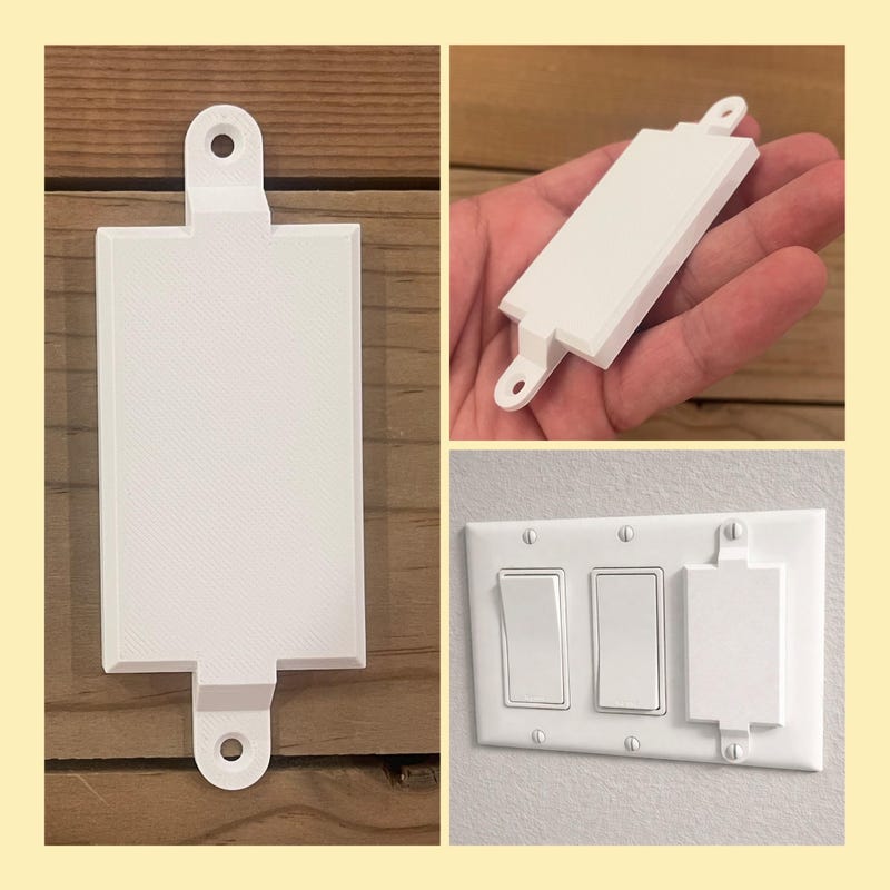 3d Rocker Switch Plate - Etsy
