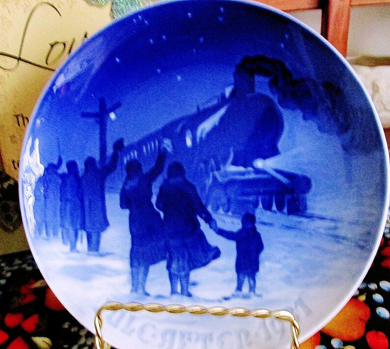 Bing & Grondahl Plate arrival of the Christmas Etsy