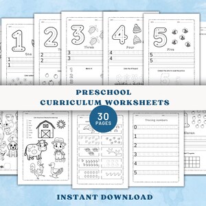 Preschool Curriculum Preschool Worksheets Homeschool Printables Homeschool Preschool Toddler Activities Learning Daycare Curriculum