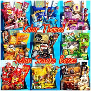 Pick A Color Asian Snack Ramen and Drink Box
