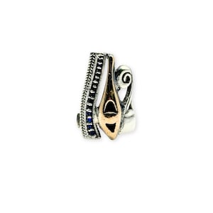 Horus Eye Ring: Egyptian Crown Jewelry, Handmade in Egypt