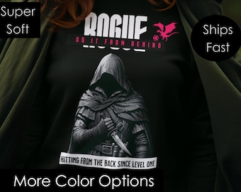 Dungeons and Dragons shirt, dnd rogue shirt, DnD Player Gift, D&D rogue Class shirt, Funny DND Gift, DnD gift for players, dnd apparel
