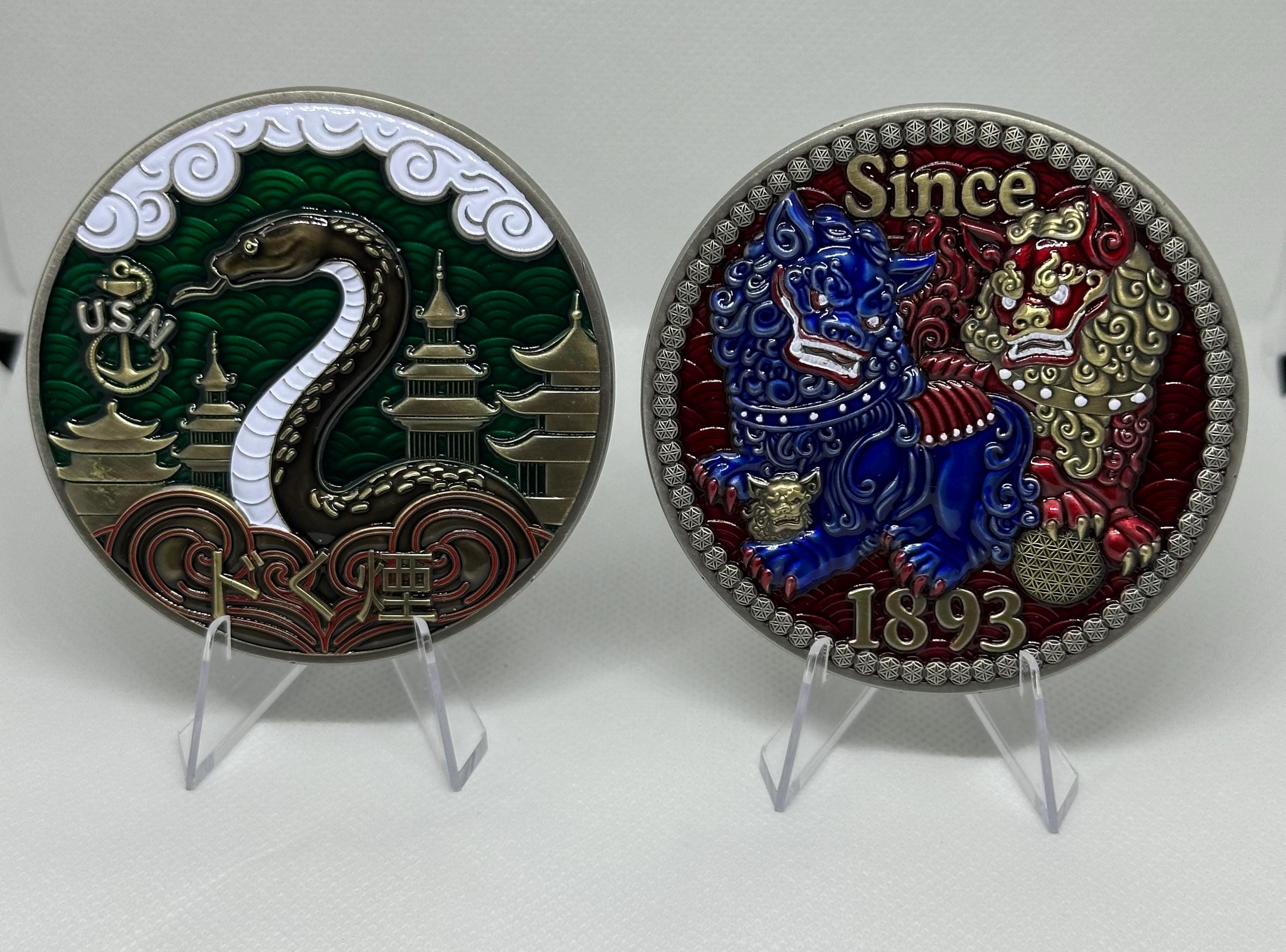 Navy challenge coin - Etsy 日本