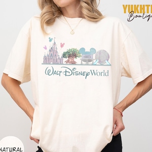 Retro Walt Disneyworld Shirt, Vintage Disneyworld Shirt, Magic Kingdom Animal Kingdom Epcot Fantasyland Disney Parks, Disney Trip Family Tee