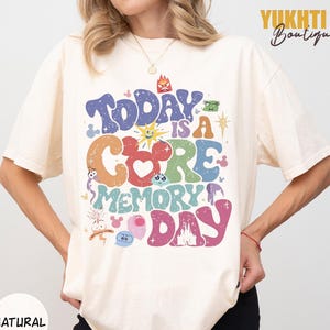 Retro Today Is A Core Memory Day Shirts, Disney Inspired Trip Tee, Inside Out Shirt, Mickey Ear Shirt, Magical Vacation Tee, Pixar Movie Tee