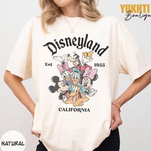 Vintage Disneyland California Shirts, Disneyland Est 1955 Shirt, Mickey And Friends Shirt, Disney Vacation Shirt, Disney Family Trip Shirts