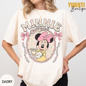 Coquette Bows Minnie and Daisy Comfort Colors® Shirts, Disney Girls Shirt, Disney Besties Shirt, Magic Kingdom Disneyland Matching Girls Tee