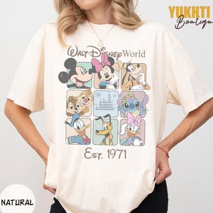 Retro Walt Disneyworld Est 1971 Shirt, Vintage Disneyworld Shirt, Disney Mickey And Friends Shirt, Disney Family Vacation Shirt, Disney Trip