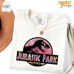 Vintage Jurassic Park T-Rex Comfort Colors® Shirt, Retro Dinosaur Tour Tee, Jurassic World Shirt, 90s Movie Fan Gift, Dino Fan Gift Idea