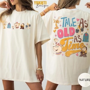 Vintage Tale As Old As Time Shirt, Disney Princess Bella Shirt, Beauty And The Beast Disney Shirt, Disneyworld Shirt, Disney Girl Trip Shirt