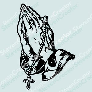 Bid png, christelijk gebed digitaal ontwerp, bijbelvers png-bestand, op geloof gebaseerde afdrukbare religieuze afbeelding