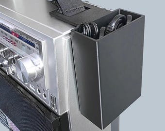 Accessory Box for Bumpboxx BB-777, 3D Printed, Easy Installation Boombox Cord Storage, Strap Mount, No Scratch Gel Bumpers