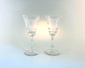 Set of Two Charlene by Brice Exquisite Aperitif Glasses