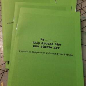 Birthday reflections: A journaly zine