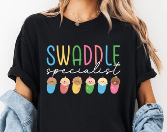 Comfort Colors Swaddle Specialist Shirt: Labor & Delivery Nurse Tee
