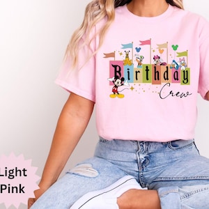 Disney Birthday Crew Shirt, Birthday Shirt, Friends Birthday Shirt, Birthday Squad Tee, Birthday Family Shirt, Birthday Squad Matching Shirt