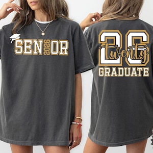 Comfort Colors Senior 2026 Graduation Shirt - High School Tee