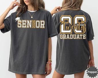 Comfort Colors Senior 2026 Graduation Shirt - High School Tee