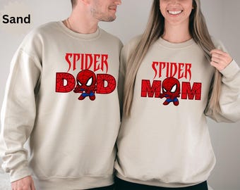 Spider Mom Sweatshirt: Funny Mothers Day Hero Tee