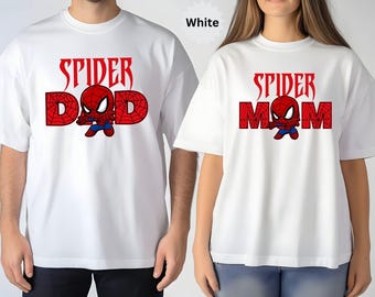 Comfort Colors Spider-Mom/Dad Shirt: Matching Family Hero Tee