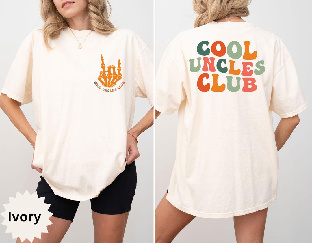 Comfort Colors Cool Uncles Club Shirt for Men, Uncle Shirt, Pregnancy ...