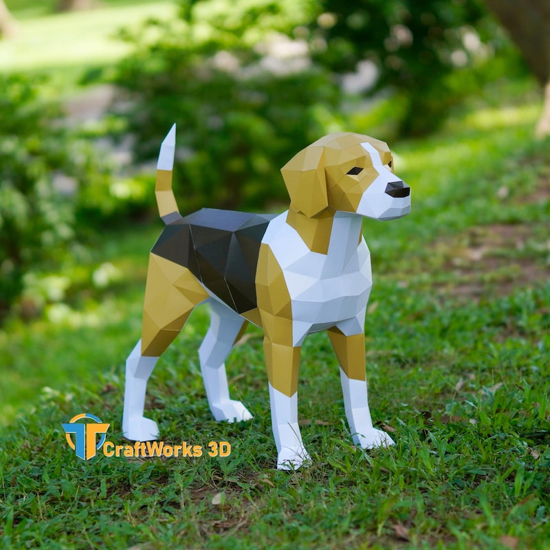 Perro Papercraft Dog papercraft - Etsy México