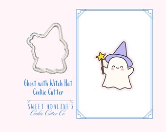 Ghost Witch Hat Cookie Cutter: Halloween Baking, Polymer Clay
