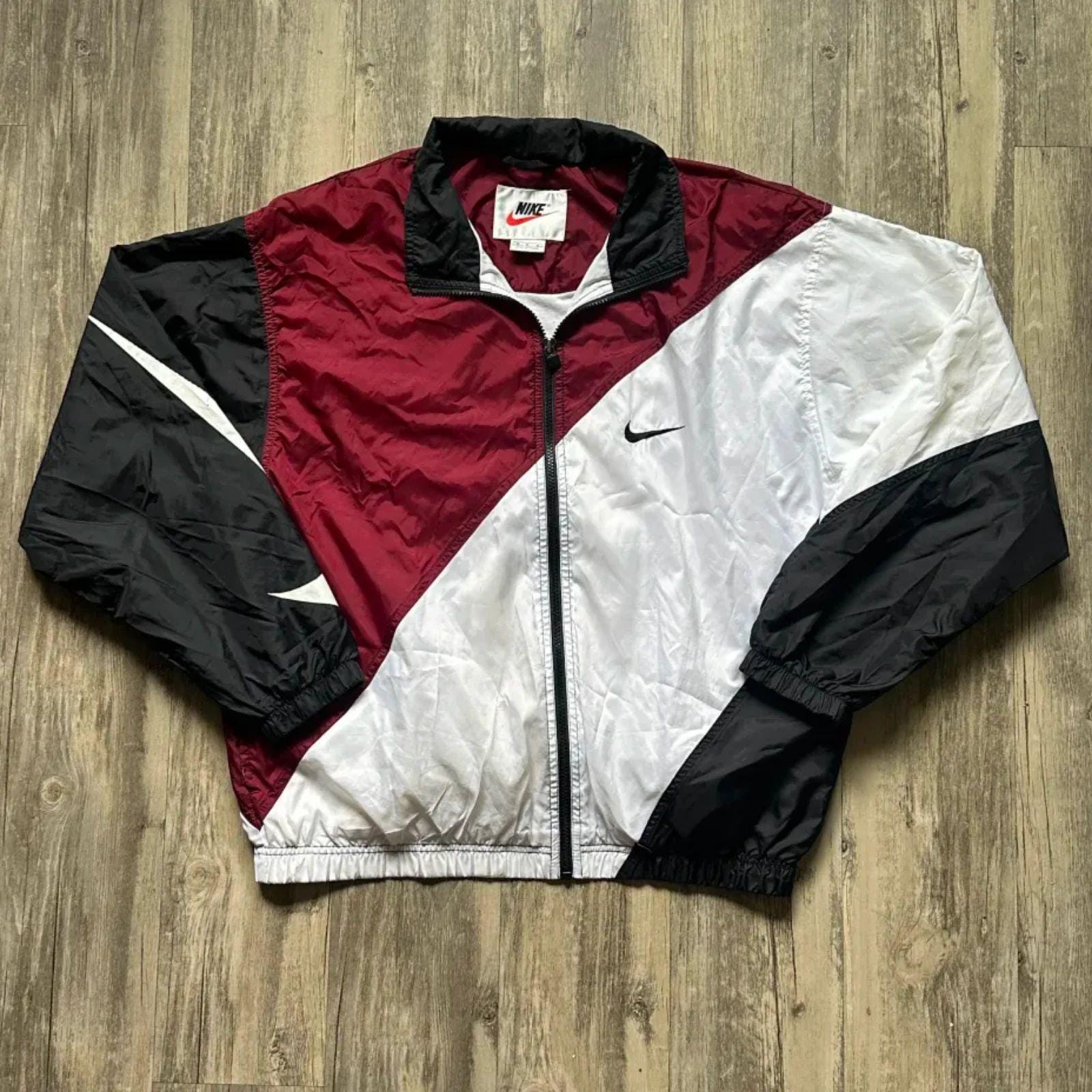 Vintage 90s Nike Windbreaker Jacket/sportwear/full Zip