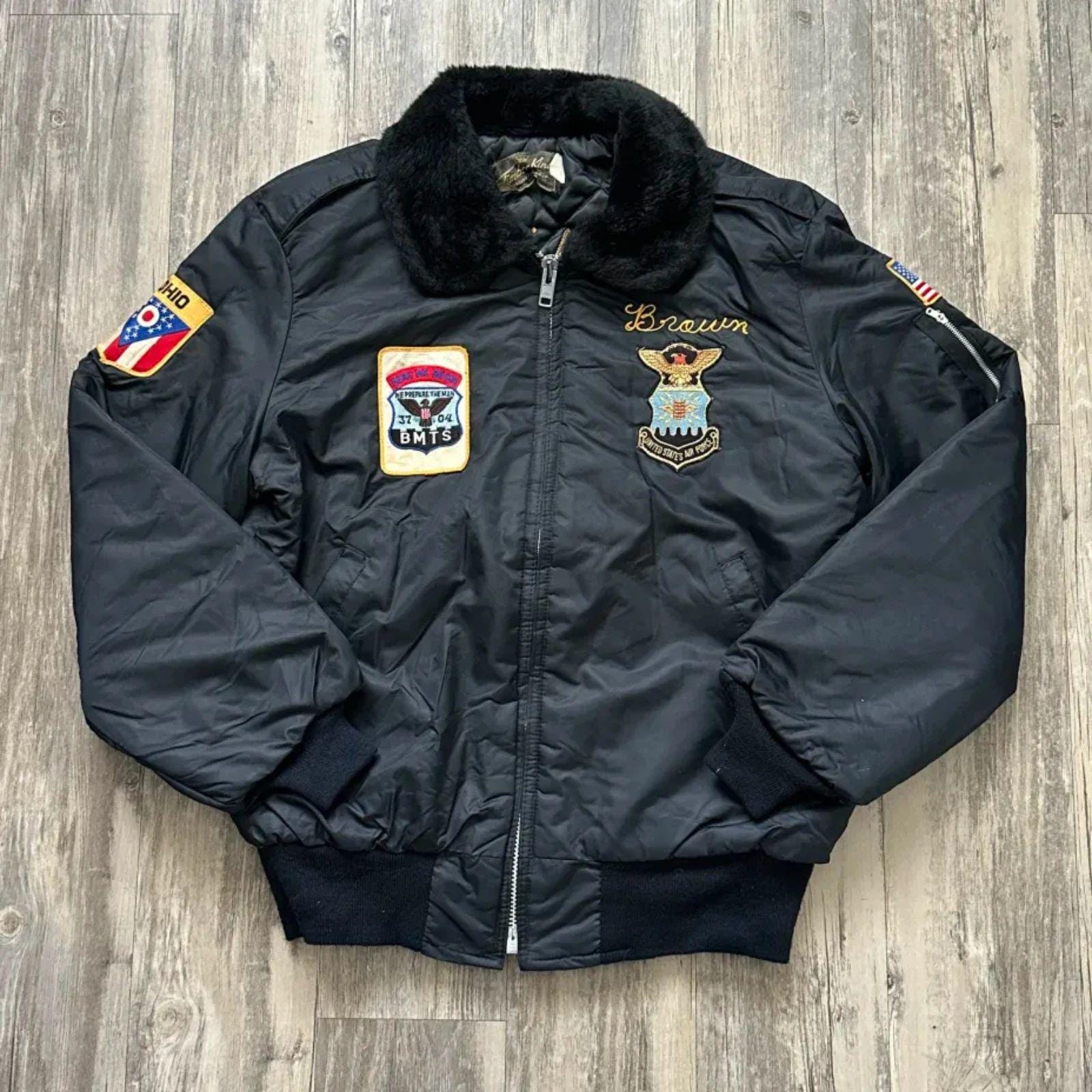 70s Air Force Jacket - Etsy