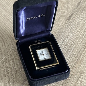 Vintage Tiffany & Co. Swiss Made Travel Clock