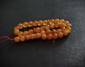 Handmade Baltic Amber Muslim Prayer Beads, 33 Bead Tasbih