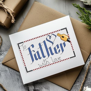 To Father... Cross Stitch Pattern - for Father&#39;s Day