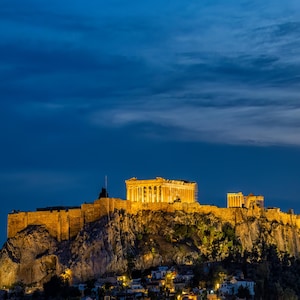 Golden Parthenon Glow, Athens, Greece