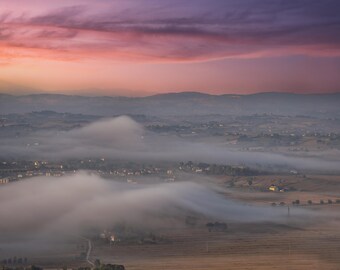 Tuscany's Morning Veil