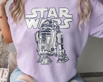 Retro Star Wars R2-D2 vintage shirt, Star Wars-shirt, Star Wars A New Hope Faded, Disneyworld-shirt, Disney Star Wars Comfort Colors-shirt
