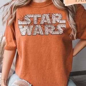 A New Hope Star Wars Mummy Shirt, Darth Vader Halloween Logo Tee, Spooky Sci-Fi Costume Shirt for Fall