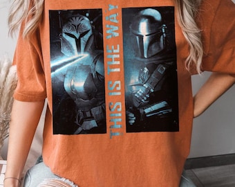 Din Djarin and Bo-Katan This Is The Way Shirt, Mandalorian Duo Tee, Star Wars Galaxy Heroes Shirt, Bounty Hunter Shirt