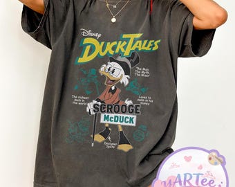 Disney Ducktales Richest Duck T-Shirt, Scrooge McDuck Money Shirt, Vintage Ducktales Tee, Disney World Trip Matching Shirt