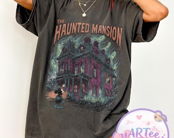 Retro Disney Haunted Mansion Shirt, Halloween Tee, 2026 Not So Scary Halloween Party Disney Vacation Shirt