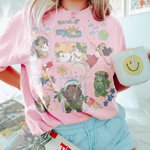 Disney Prinsessan Vaiana 2026 Filmen T-shirt med Coquette Rosett, Födelsedagströja, Matchande familjekläder för Disneyland och WDW Adventures bild 6