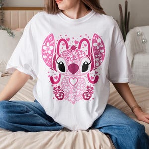 Retro Disney Angel Portrait Est 2002 T-Shirt, Cute Angel Lilo and Stitch Shirt, WDW Disneyland Matching Family Shirts, Magic Kingdom Shirt