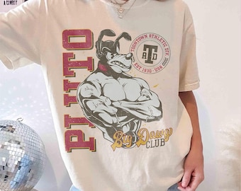 Disney Pluto shirt, vintage Pluto grafisch T-shirt, Big Dawg Club Top, retro cartoon hondenshirt, Disney World T-shirt uniseks, cadeau voor Disney-fans