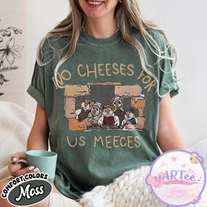 No Cheeses For Us Meece Shirt, Vintage Disney Christmas Carol, Muppet Mice Holiday Tee, Mickey's Very Merry Party Outfit, Retro Family Gift