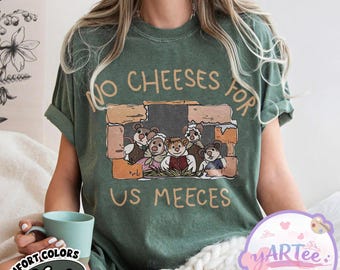 No Cheeses For Us Meece Shirt, Vintage Disney Christmas Carol, Muppet Mice Holiday Tee, Mickey's Very Merry Party Outfit, Retro Family Gift