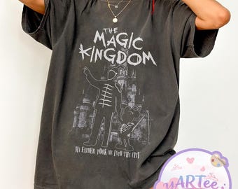 T-shirt The Magic Kingdom Black Parade, t-shirt vintage Disney Castle Rock Band, chemise gothique Disneyland voyage, en d'autres termes t-shirt Walk The Line